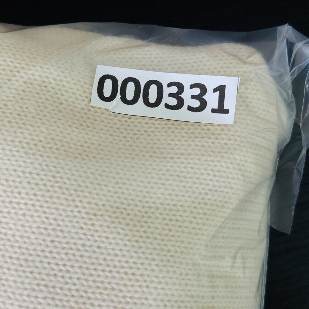 Sky Brand Cardigan Womens Small Wool Butterfly Trim Knit Belted Sweater Y2K NEW - Picture 12 of 12